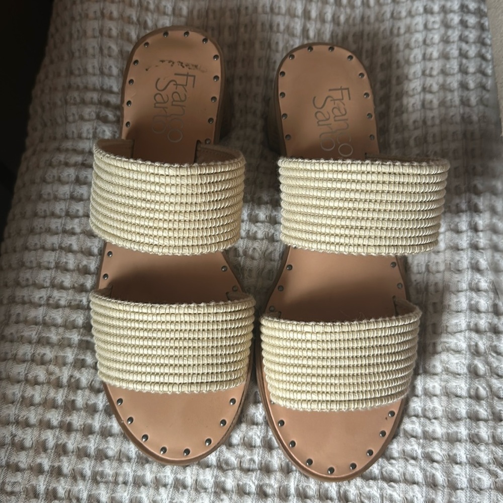 Franco Sarto block heel sandals
New without box 
Size 6